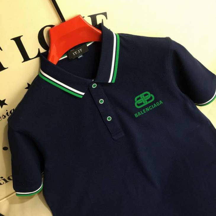 Picture of Balenciaga Polo Shirts Short _SKUBalenciagaS-3XL25tx0129464
